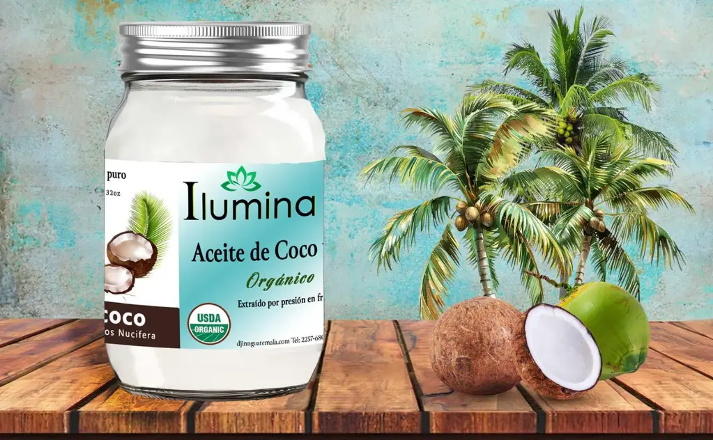 Aceite de coco orgánico 32 Oz 960 ml