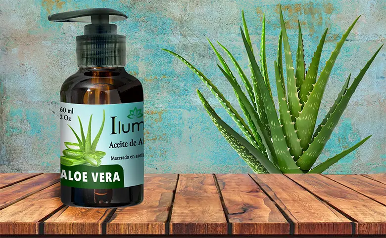 Aceite de Aloe Vera 2 onzas 60 ml