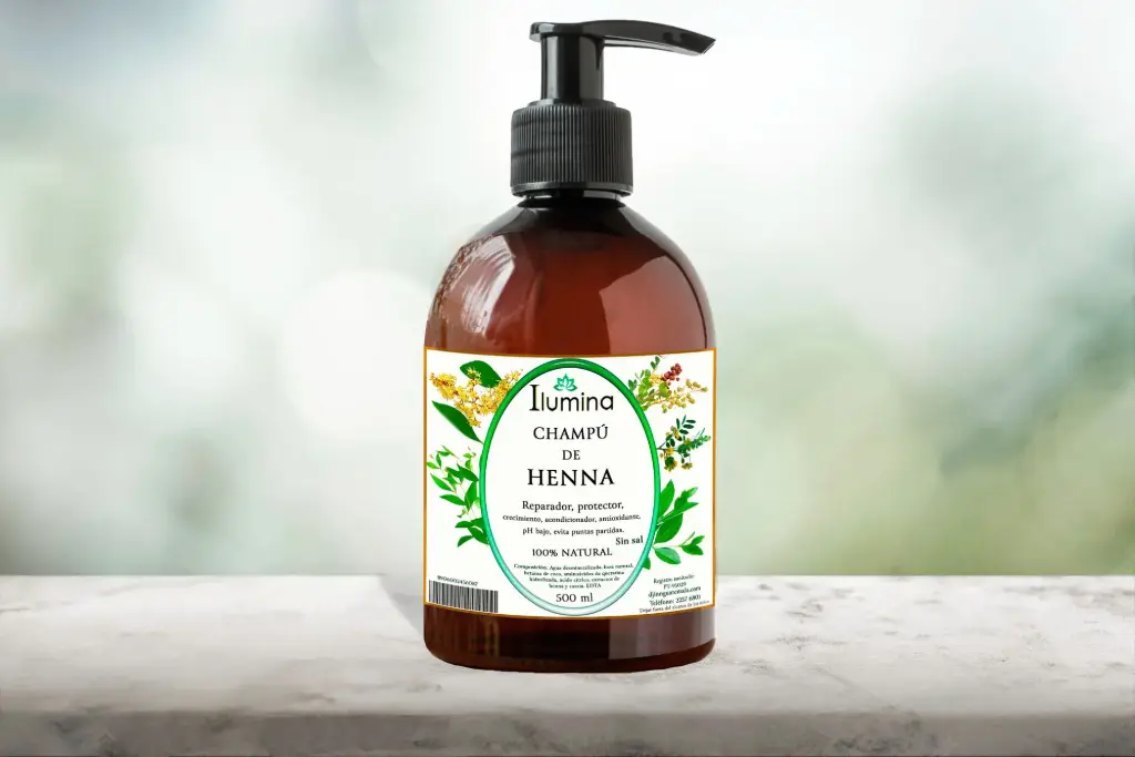 Champú de henna y cassia 500 ml