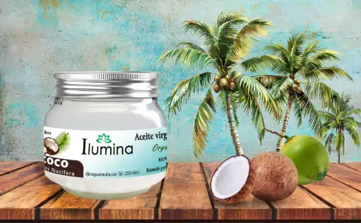 [52200304] Aceite de coco orgánico 8 Oz 240 ml