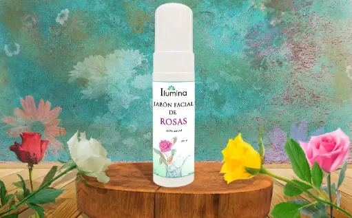 [51040152] Jabón facial de rosas 200 ml